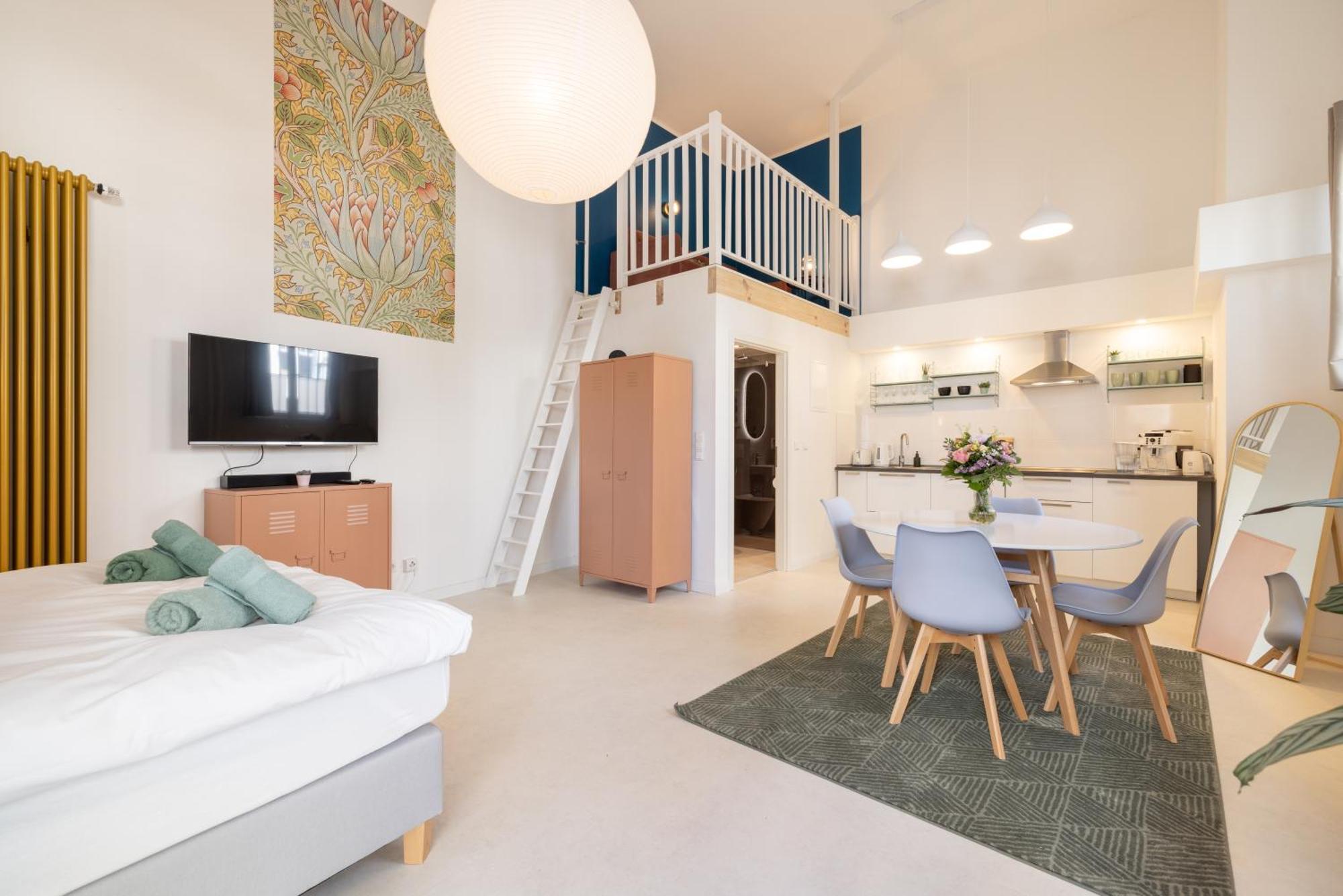Great 1-Room Loft Berlín Exterior foto